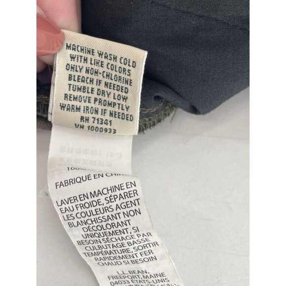 L.L. Bean Olive Green Women's Ankle Pants 12 Reg - Picture 6 of 11